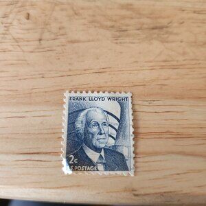1966 Frank Lloyd Wright stamp uncancelled